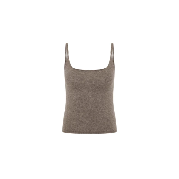St. Agni Merino Wool Slim Tank in Vapor
