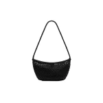St. Agni Mesh Crescent Bag in Black