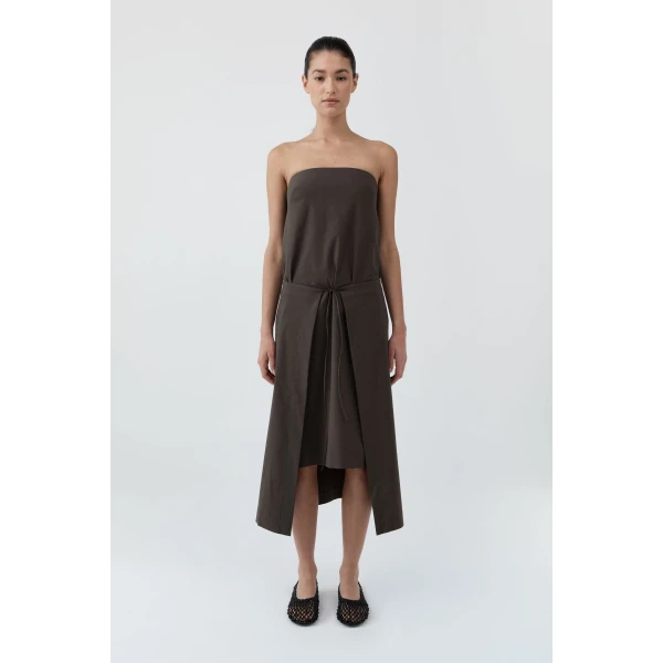 St. Agni Modular Dress in Wood, view 2