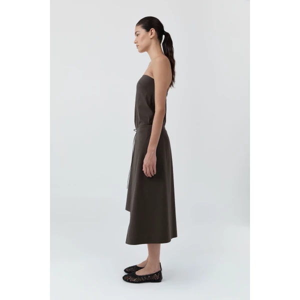 St. Agni Modular Dress in Wood, view 4
