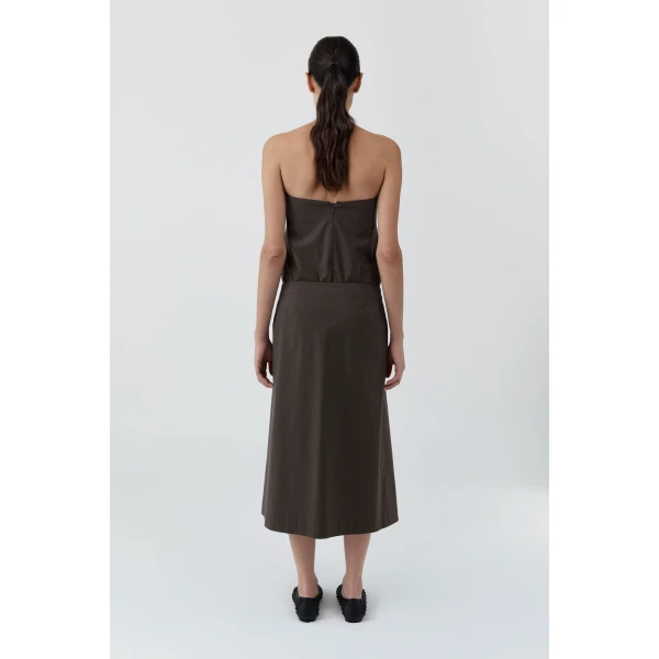 St. Agni Modular Dress in Wood, view 5
