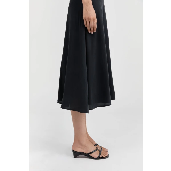 St. Agni Multi Strap Heel in Black, view 3