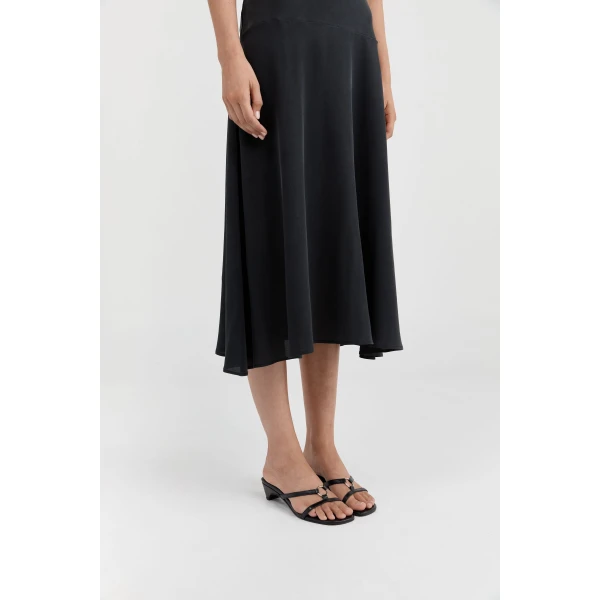 St. Agni Multi Strap Heel in Black, view 6
