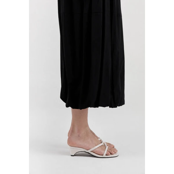 St. Agni Multi Strap Heel in Off White, view 3