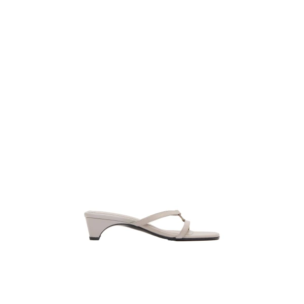 Multi Strap Heel in Off White