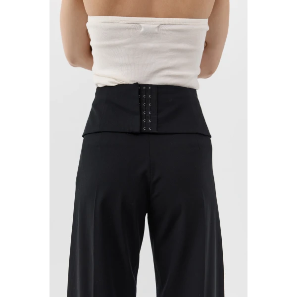 St. Agni Organic Cotton 90s Strapless Top in Talco, view 4