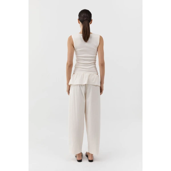 St. Agni Organic Cotton 90s Top in Talco, view 5