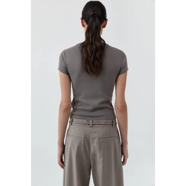 St. Agni Organic Cotton Baby Tee in Clay, view 5