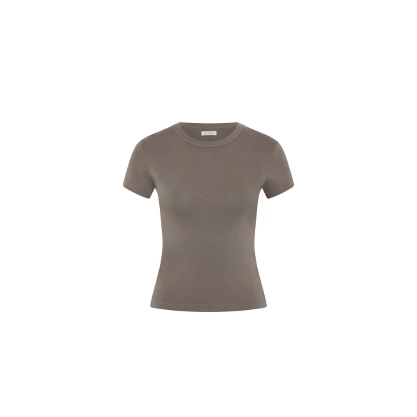 Organic Cotton Baby Tee in Clay