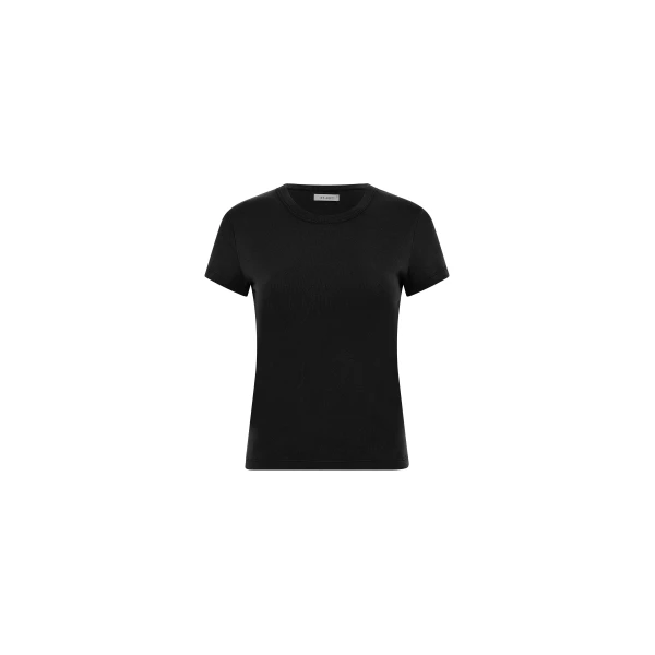 St. Agni Organic Cotton Baby Tee in Jet Black