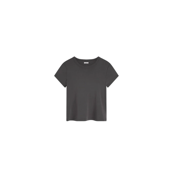 Organic Cotton Baby Tee in Soot