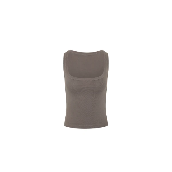 St. Agni Organic Cotton Ballerina Top in Clay