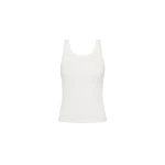 St. Agni Organic Cotton Racer Singlet in White