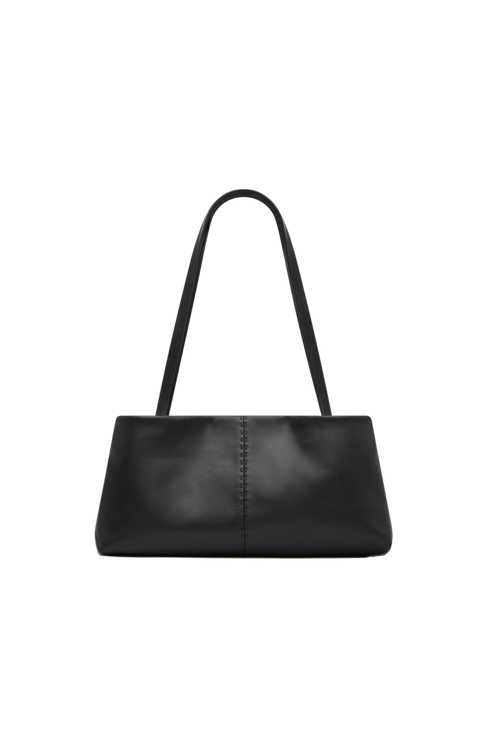 St. Agni Origami Tote in Black Smooth | Tote Bags | Coveti St. Agni Origami Tote in Black Smooth
