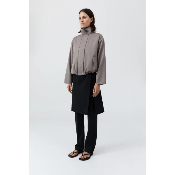 St. Agni Oupa Flight Jacket in Doe, view 3