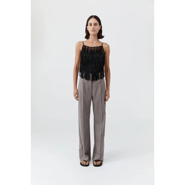 St. Agni Oupa Pintuck Pants in Doe, view 6