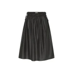 St. Agni Paper Taffeta Drawstring Skirt in Dark Vetiver