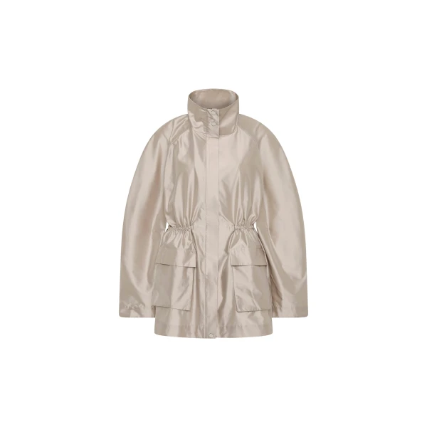 St. Agni Paper Taffeta Parka in Fog