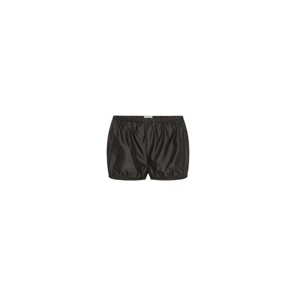 Paper Taffeta Petite Shorts in Dark Vetiver