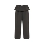 St. Agni Peplum Pants in Magnet