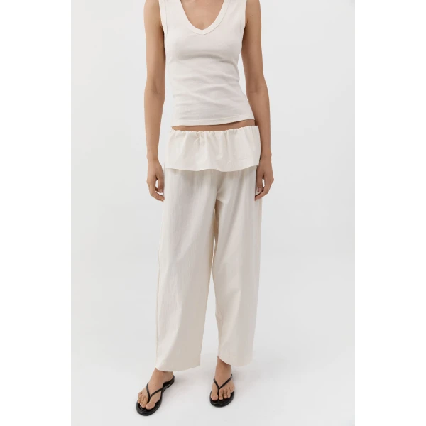 St. Agni Peplum Pants in Talco, view 3