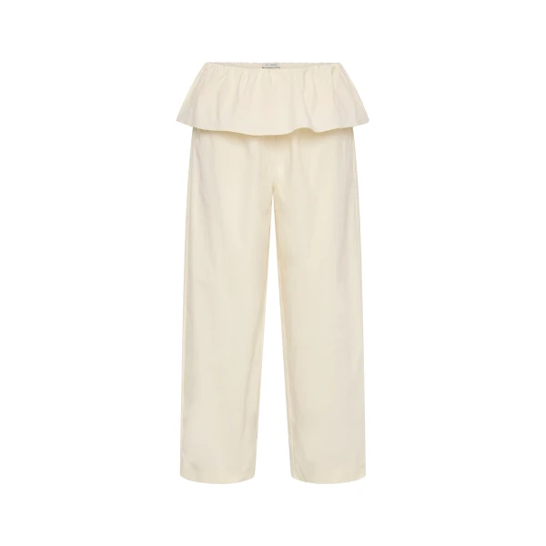 St. Agni Peplum Pants in Talco