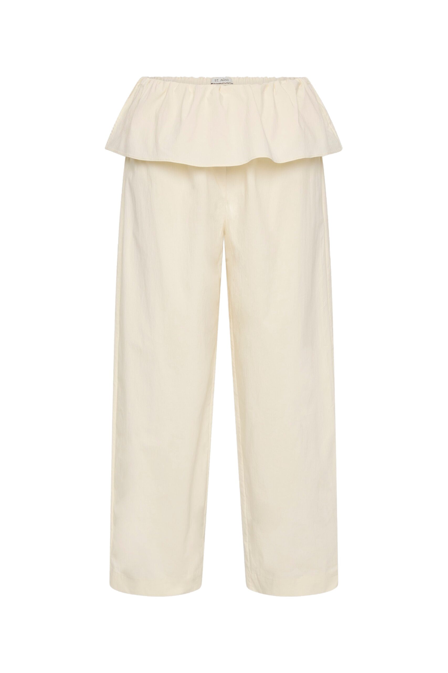 St. Agni Peplum Pants in Talco | Pants | Coveti St. Agni Peplum Pants in Talco