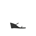 St. Agni Petit Belt Detail Wedge 70 in Black