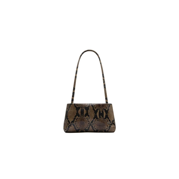 St. Agni Petit Origami Bag in Python Embossed