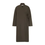 St. Agni Pillow Wrap Coat in Wood