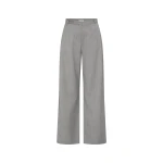 St. Agni Pleat Slouch Pants in Cobblestone