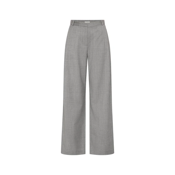 St. Agni Pleat Slouch Pants in Cobblestone