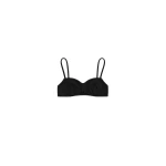 St. Agni Pointelle Bralette in Black