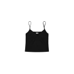 St. Agni Pointelle Cami in Black
