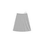 St. Agni Pointelle Skirt in Grey Marle