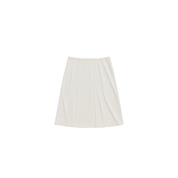Pointelle Skirt in Talco