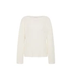 St. Agni Relaxed Bateau Jumper in Off White