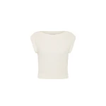 St. Agni Relaxed Bateau Top in Off White