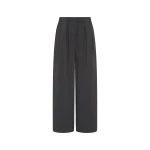 St. Agni Relaxed Pleat Pants in Iron Glaze