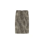 St. Agni Savannah Silk Wrap Skirt in Sand