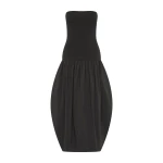 St. Agni Sculpted Balloon Dress in Magnet