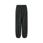 St. Agni Silk Adjustable Balloon Pants in Washed Black