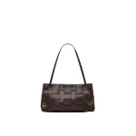 St. Agni Slim Woven Tote in Chocolate
