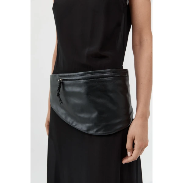 St. Agni Soft Belt Bag in Black, view 3