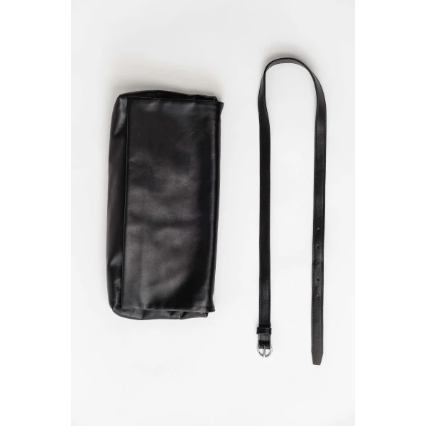 St. Agni Soft Detachable Belt Bag in Black, view 4