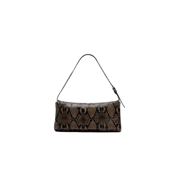 St. Agni Soft Detachable Belt Bag in Python Embossed