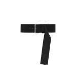St. Agni Soft Wide Belt in Coffee Suede