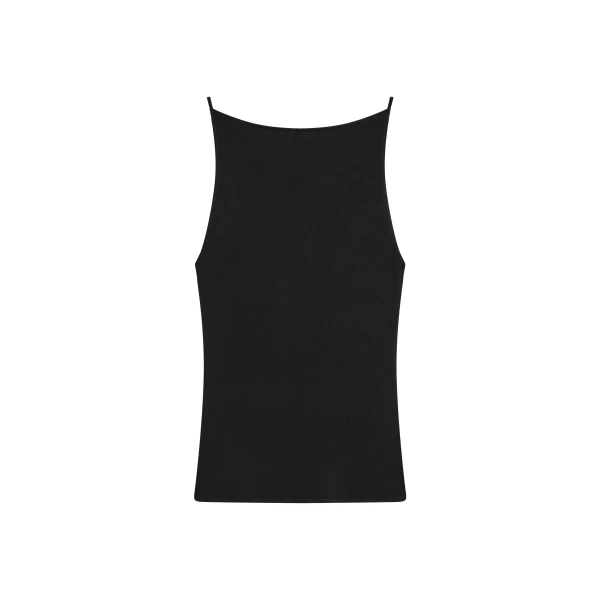 Square Neck Top in Black