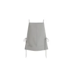 St. Agni Square Side Tie Top in Concrete