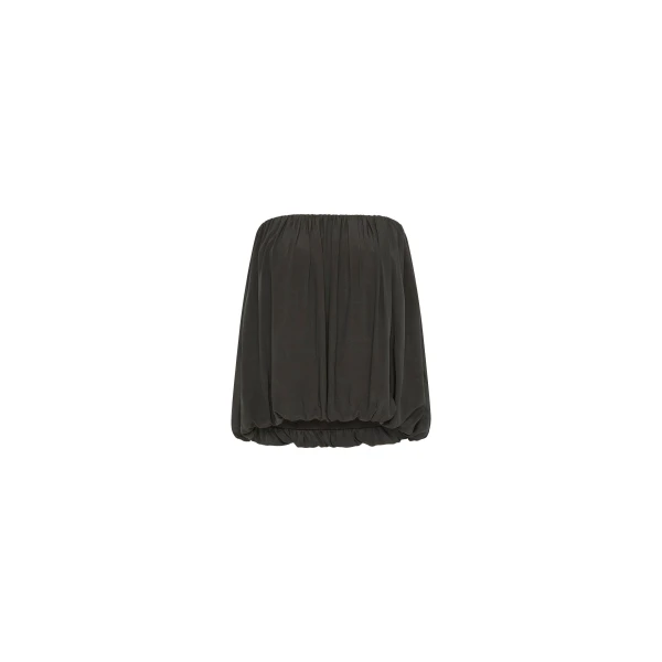 St. Agni Strapless Balloon Top in Magnet